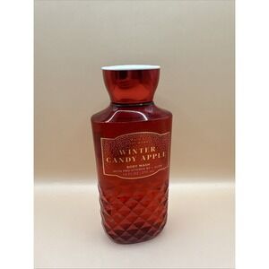 BATH & BODY WORKS WINTER CANDY APPLE BODY‎ WASH w/ PRO-VITAMIN B5 10FL OZ/295 ml